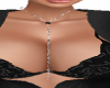 long blk diamond necklac