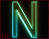 *Y*Neon-Letter N