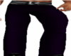 Purple Casual Pants