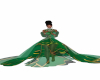 Emerald Grn n Gld Gown