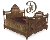 *D* Antique Carved Bed