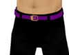 Black Pants Purple Belt