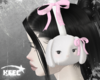 ˏ★ ˊ bunny earmuffs