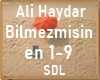 Ali Haydar Bilmezmisin