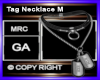Tag Necklace M