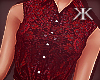 Red-floral vest!