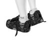 Blk skull shoes