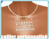 collier personnalisé