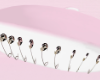 White Safety Pin Beret