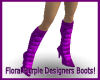 Floral Purple Stilettos