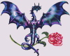 Dragon with a rose