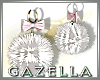 G* SANTA PomPom Earrings