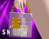 N. Gold Transp Purse