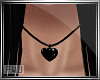 -P- Dark Heart Necklace