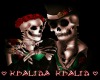 Red & Black Skull