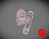 safety pin heart earring