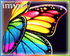 unisex Pride neon wings
