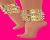 Gold Pearl  Anklet