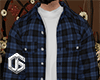 Open Plaid Shirt