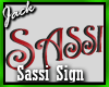 SASSI Wall Sign