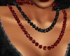 Black/Red Beads