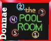 Pool Room Neon Sign