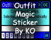 Magic Outfit Sticker