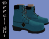 DD~Blue Work Boots