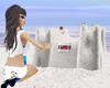 white sand castle beach 