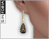 ::S::Onyx drop earrings