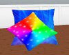 Rainbow rave pillows
