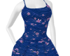 Blue Fl Dress
