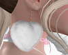 Fluffy Hearts Earring
