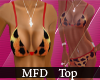 -CT Leopard Bikini Top