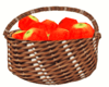 BASKET OF SN.WHITE APPLE