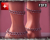 req. pink chained heels