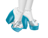 Lana Blue Heels