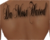 DaMostHated  back tattoo