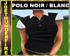 Black/White Polo/Sweat