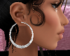 Moving Hoop Earrings