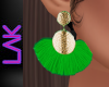 Camila earrings green