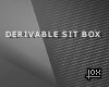 •  DERIVABLE SIT BOX