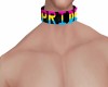 pansexual pride collar