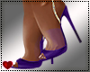 e Elegant pumps purple