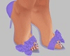 Flowery Lilac Heels