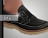 Mel*Casual Black Loafers