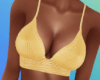 Yellow Cropped Tank Top