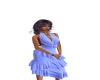 {LS} LT BLUE Dress