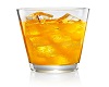 Orange Soda Glass