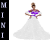 Purple&White Bridal Gown